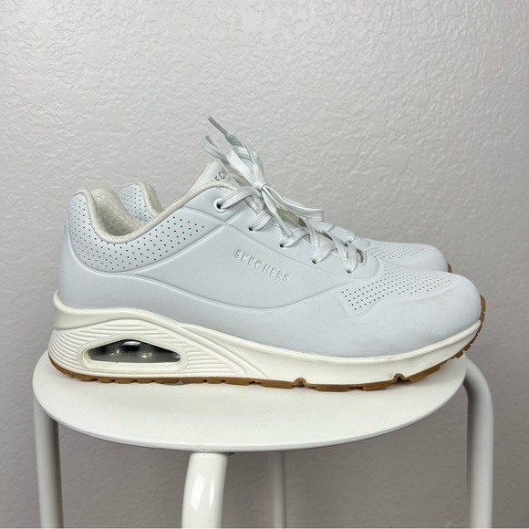 Skechers Shoes - Skechers Uno Stand On Air Women's Size 11 White Casual Shoes Sneakers 73690